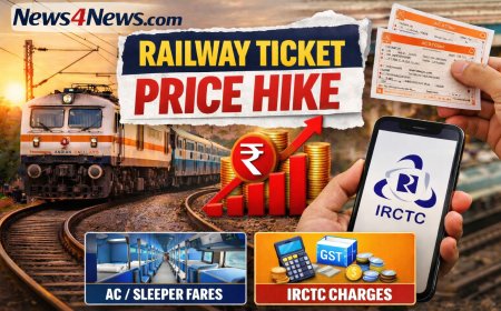Railway Ticket Price Hike Announced: Check New Fares, IRCTC Charges & What Passengers Need to Know